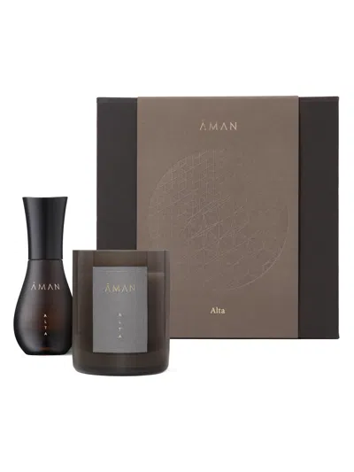 Aman Alta Fine Fragrance & Candle Duo Gift Set In Multi