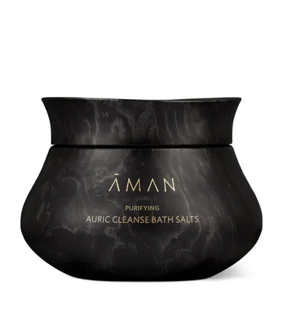 Aman Auric Cleanse Bath Salts (277g) In Black