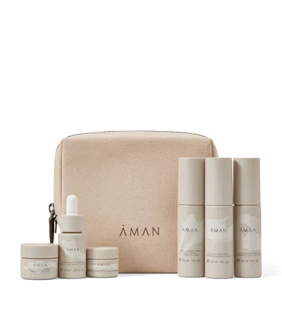 Aman Essential Skin Travel Set In White