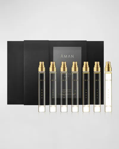 Aman Fine Fragrance Discovery Set In White