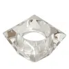 Aman Imports Acrylic Facet Napkin Ring - Exclusive In Champagne