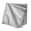 Aman Imports Fringed Napkin - 100% Exclusive In Silver Grey