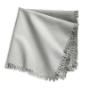 Aman Imports Fringed Napkin - Exclusive In Silver Grey