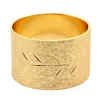 Aman Imports Metal Cylinder Napkin Ring - Exclusive In Gold