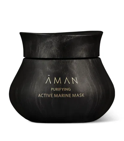 Aman Purifying Active Marine Mask (29g) In Black