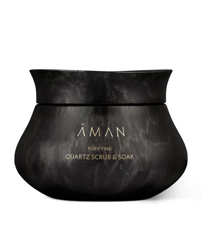 Aman Purifying Quartz Scrub And Soak In White