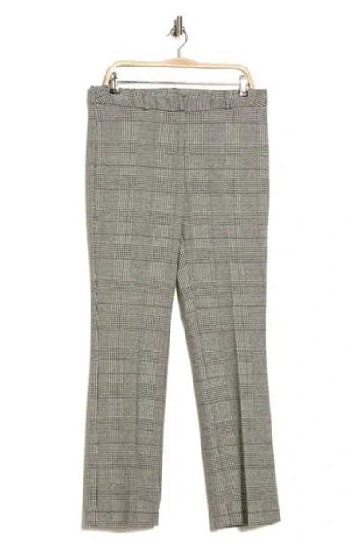 Amanda & Chelsea Ari Glenplaid Trousers In Black/ivory
