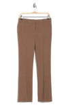 Amanda & Chelsea Ari Straight Leg Ponte Pants In Bark