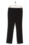 Amanda & Chelsea Ari Straight Leg Ponte Pants In Black
