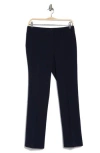 Amanda & Chelsea Ari Straight Leg Ponte Pants In Navy