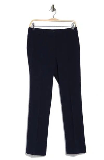 Amanda & Chelsea Ari Straight Leg Ponte Pants In Navy