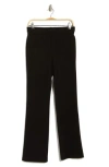 Amanda & Chelsea Atelier Luxe Ari Twill Wide Leg Pants In Black