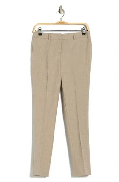 Amanda & Chelsea Chelsea Ankle Straight Leg Pants In Brown