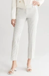 Amanda & Chelsea Chelsea Stripe Straight Leg Pants In Multi