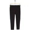 Amanda & Chelsea Chelsea Straight Leg Cotton Blend Pants In Black