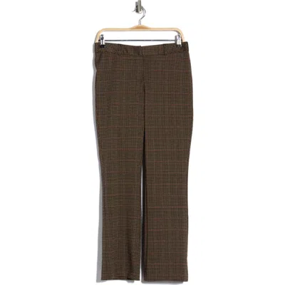 Amanda & Chelsea Houndstooth Check Pants In Blue
