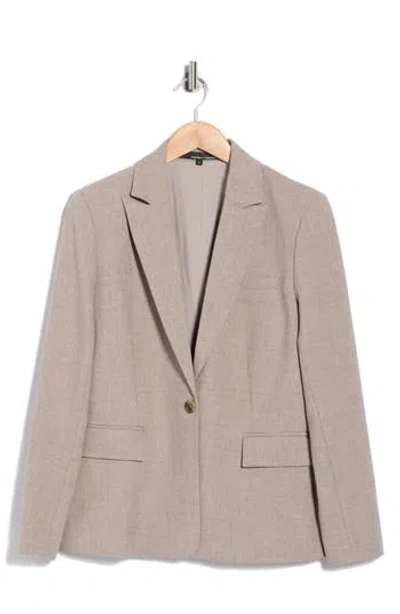 Amanda & Chelsea Oversize Heathered Blazer In Gray
