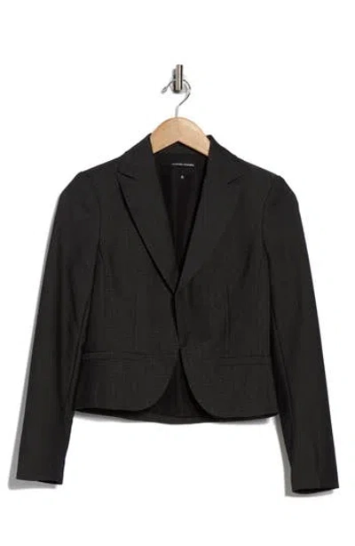 Amanda & Chelsea Peaked Lapel Blazer In Black