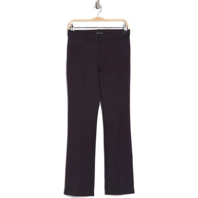 Amanda & Chelsea Pinstripe Knit Pants In Navy/white