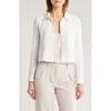 Amanda & Chelsea Piqué Short Jacket In Ivory