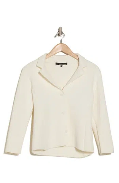 Amanda & Chelsea Sweater Jacket In Ivory