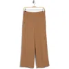 Amanda & Chelsea Wide Leg Crop Pants In Caramel