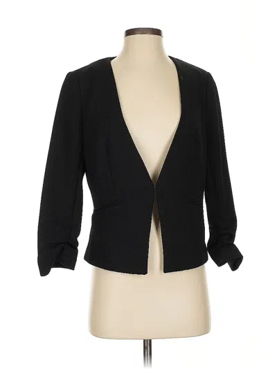 Pre-owned Amanda + Chelsea Blazer Jacket In Black