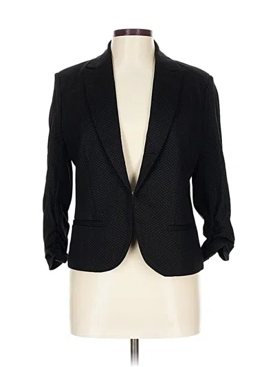 Pre-owned Amanda + Chelsea Blazer Jacket In Black