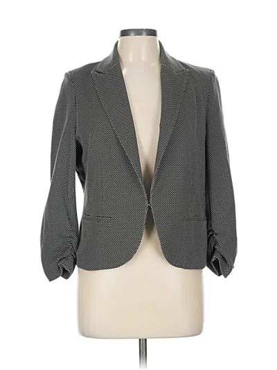 Pre-owned Amanda + Chelsea Blazer Jacket In Black