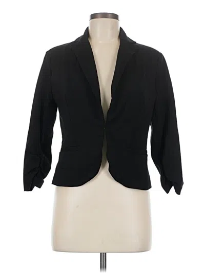 Pre-owned Amanda + Chelsea Blazer Jacket In Black