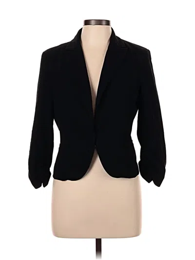 Pre-owned Amanda + Chelsea Blazer Jacket In Black