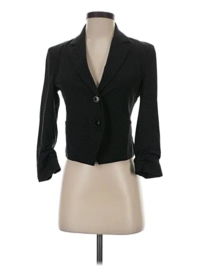 Pre-owned Amanda + Chelsea Blazer Jacket In Black