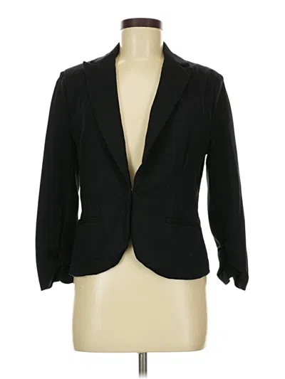 Pre-owned Amanda + Chelsea Blazer Jacket In Black