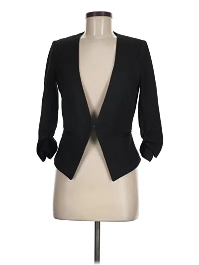 Pre-owned Amanda + Chelsea Blazer Jacket In Black