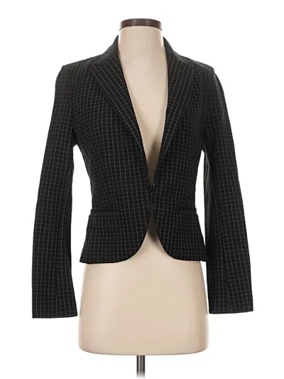 Pre-owned Amanda + Chelsea Blazer Jacket In Black