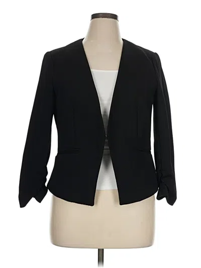 Pre-owned Amanda + Chelsea Blazer Jacket In Black