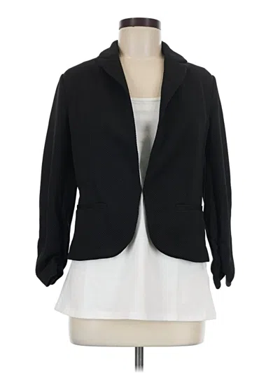 Pre-owned Amanda + Chelsea Blazer Jacket In Black