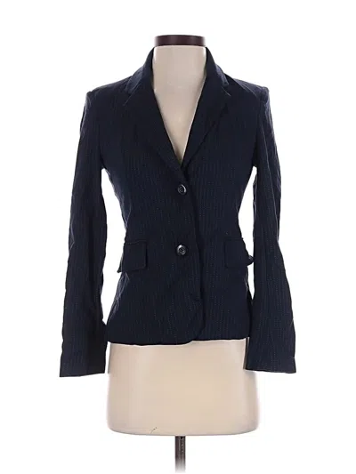 Pre-owned Amanda + Chelsea Blazer Jacket In Blue