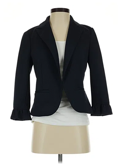 Pre-owned Amanda + Chelsea Blazer Jacket In Blue