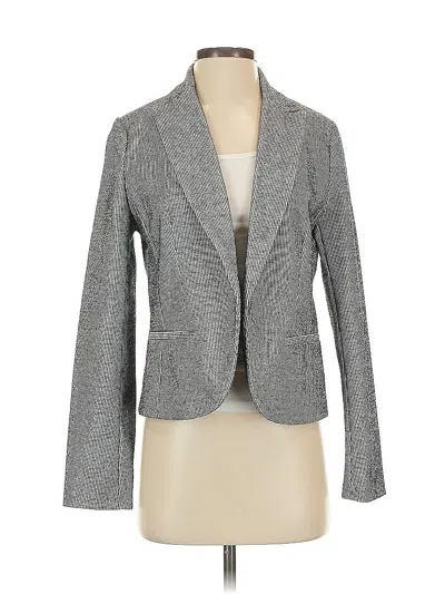 Pre-owned Amanda + Chelsea Blazer Jacket In Gray