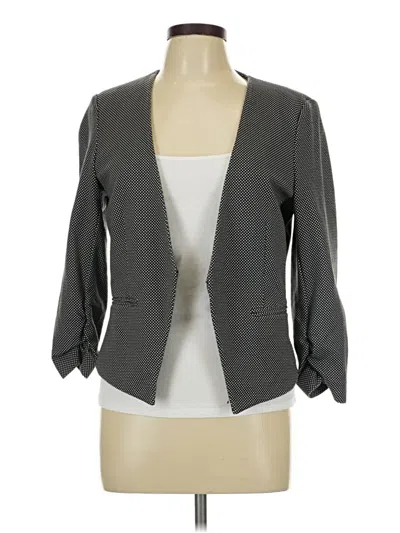 Pre-owned Amanda + Chelsea Blazer Jacket In Gray