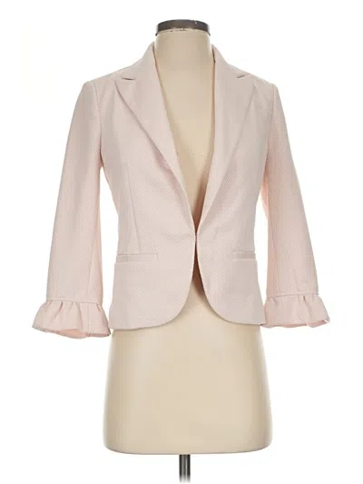 Pre-owned Amanda + Chelsea Blazer Jacket In Ivory