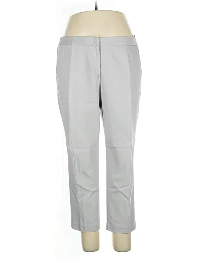 Pre-owned Amanda + Chelsea Casual Pants In Gray
