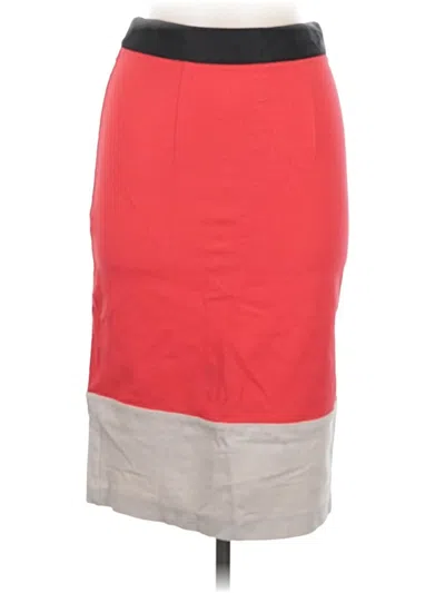 Pre-owned Amanda + Chelsea Casual Skirt In Red