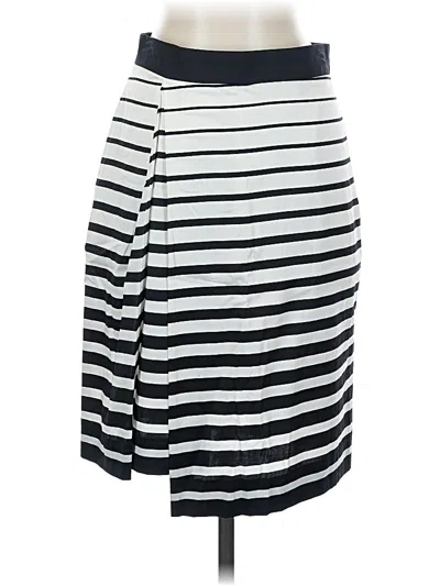 Pre-owned Amanda + Chelsea Casual Skirt In Silver