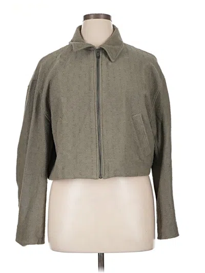 Pre-owned Amanda + Chelsea Kimono In Gray