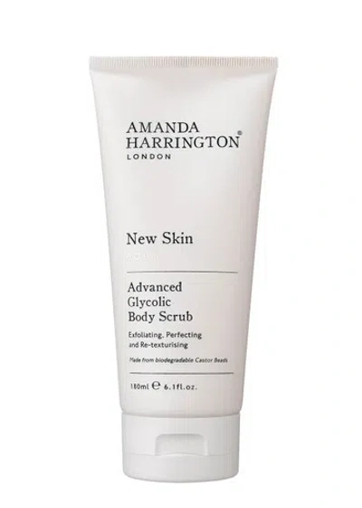 Amanda Harrington London New Skin Body Advanced Glycolic Body Scrub 180ml In White