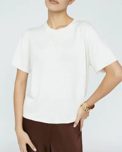 Amanda Maria Women's Cashmere Blend Tee In Ivory In White
