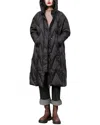 Amanda Royal Long Coat In Black