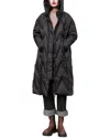 Amanda Royal Long Coat In Black